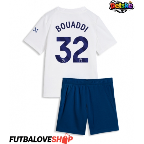 Dres Manchester City Ayyoub Bouaddi #32 Tretina pre deti 2026-27 Krátky Rukáv (+ trenírky)